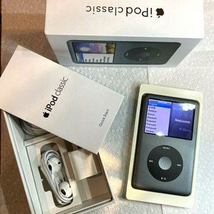 Apple iPod classic 7th Generation Gray Black (256GB) SSD Bundle New Accessories